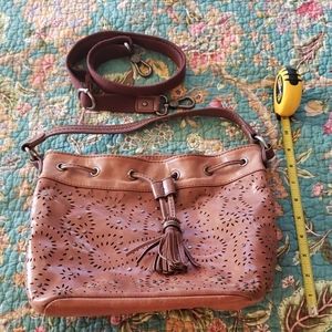 The Sak Leather Bucket Purse